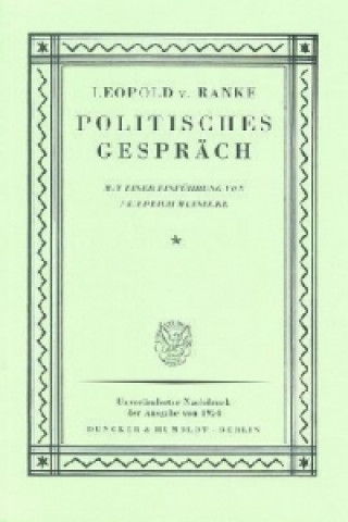 Livre Politisches Gespräch. Leopold von Ranke