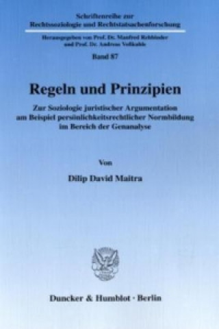 Book Regeln und Prinzipien. Dilip D. Maitra