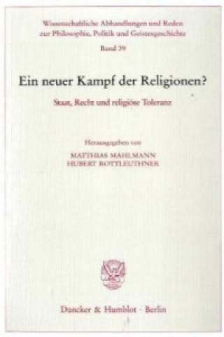 Könyv Ein neuer Kampf der Religionen? Matthias Mahlmann
