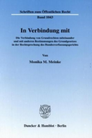 Kniha In Verbindung mit. Monika M. Meinke