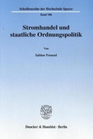 Kniha Stromhandel und staatliche Ordnungspolitik Sabine Frenzel