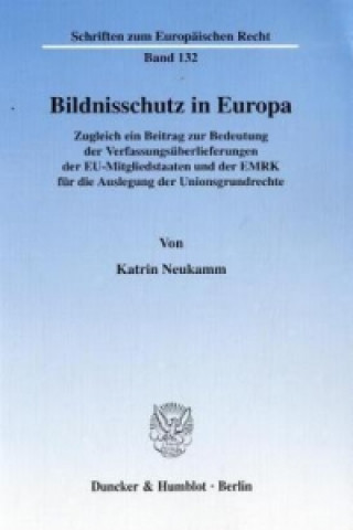 Kniha Bildnisschutz in Europa. Katrin Neukamm