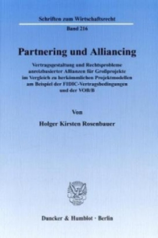 Buch Partnering und Alliancing. Holger K. Rosenbauer