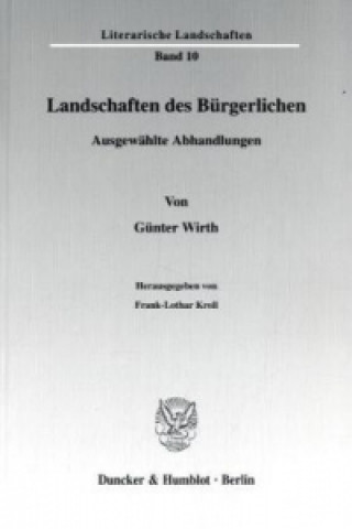 Knjiga Landschaften des Bürgerlichen. Günter Wirth