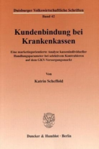 Buch Kundenbindung bei Krankenkassen. Katrin Scheffold