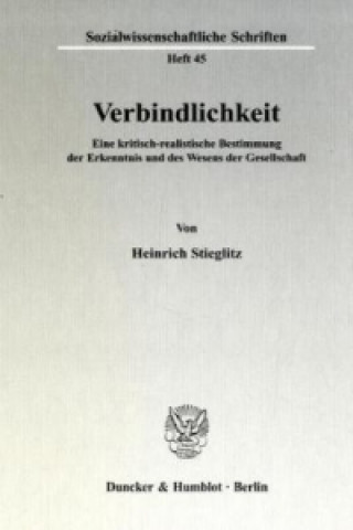 Könyv Verbindlichkeit. Heinrich Stieglitz