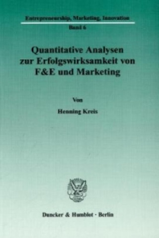 Carte Quantitative Analysen zur Erfolgswirksamkeit von F&E und Marketing. Henning Kreis