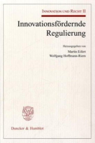 Buch Innovationsfördernde Regulierung. Martin Eifert