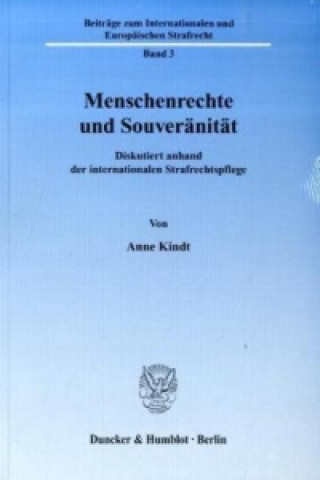 Βιβλίο Menschenrechte und Souveränität Anne Kindt