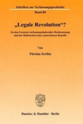 Book »Legale Revolution«? Florian Scriba