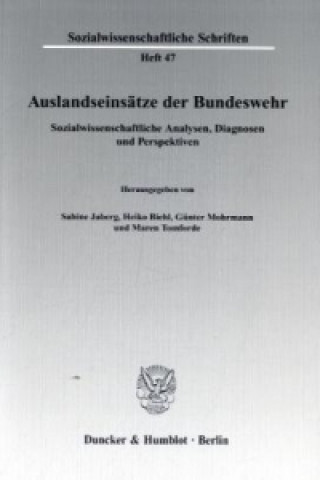 Knjiga Auslandseinsätze der Bundeswehr. Sabine Jaberg