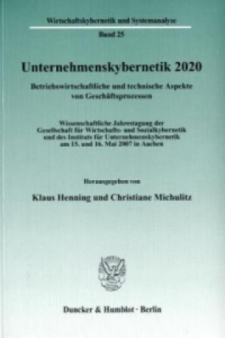 Knjiga Unternehmenskybernetik 2020. Klaus Henning