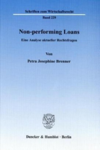 Книга Non-performing Loans Petra J. Brenner