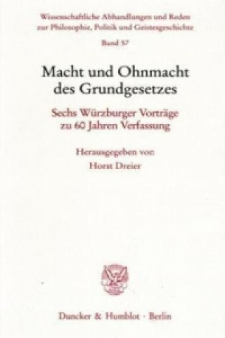 Buch Macht und Ohnmacht des Grundgesetzes. Horst Dreier