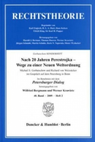 Carte Nach 20 Jahren Perestrojka - Wege zu einer Neuen Weltordnung. Michail Gorbatschow