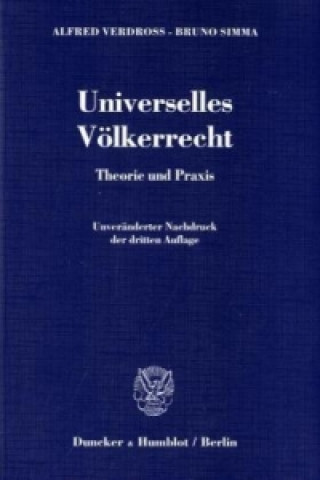 Carte Universelles Völkerrecht Alfred Verdross