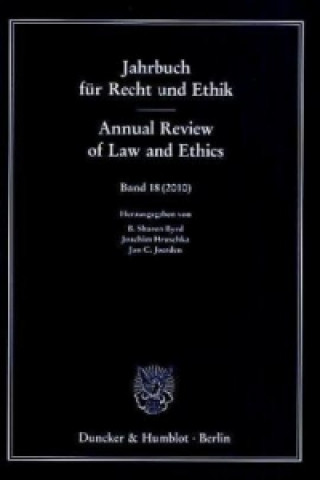 Kniha Jahrbuch für Recht und Ethik / Annual Review of Law and Ethics.. Business Ethics B. Sh. Byrd