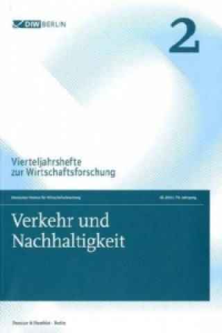 Libro Verkehr und Nachhaltigkeit. Deutsches Institut für Wirtschaftsforschung