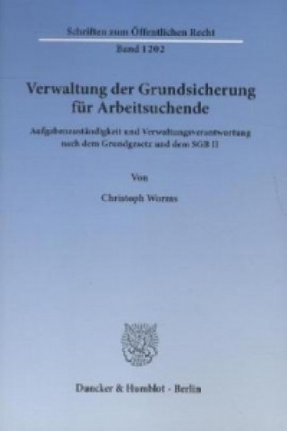 Kniha Verwaltung der Grundsicherung für Arbeitsuchende. Christoph Worms