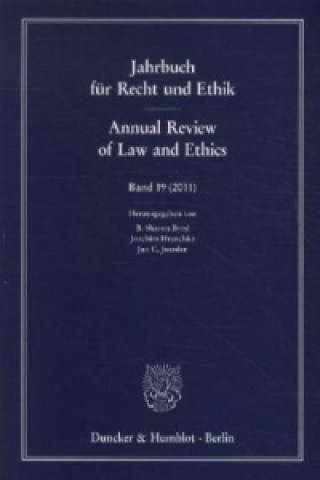 Kniha Jahrbuch für Recht und Ethik / Annual Review of Law and Ethics.. Political Ethics Jan C. Joerden