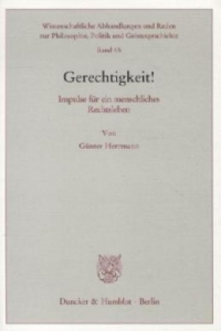 Book Gerechtigkeit! Günter Herrmann