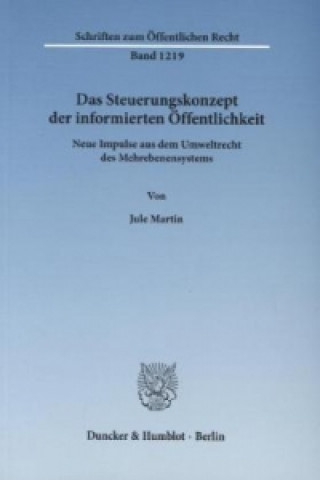 Книга Das Steuerungskonzept der informierten Öffentlichkeit. Jule Martin