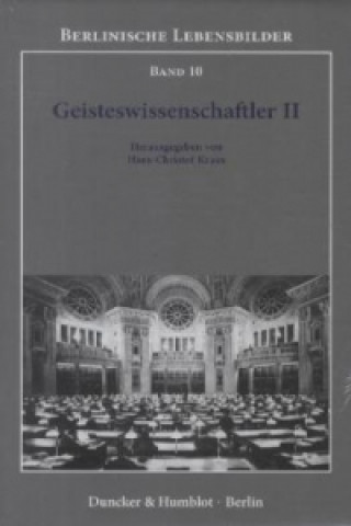Carte Geisteswissenschaftler II.. Bd.2 Hans-Christof Kraus