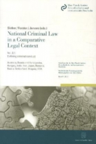 Książka National Criminal Law in a Comparative Legal Context. Vol.3.1 Ulrich Sieber