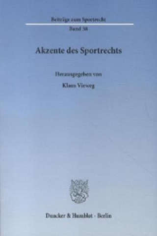 Carte Akzente des Sportrechts Klaus Vieweg