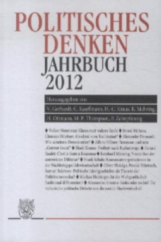 Kniha Politisches Denken, Jahrbuch 2012 Volker Gerhardt