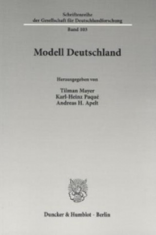 Kniha Modell Deutschland Tilman Mayer