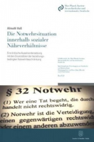 Kniha Die Notwehrsituation innerhalb sozialer Näheverhältnisse. Almuth Voß