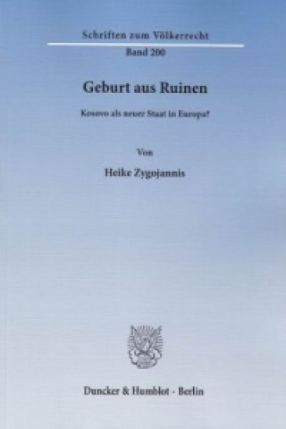 Könyv Geburt aus Ruinen. Heike Zygojannis