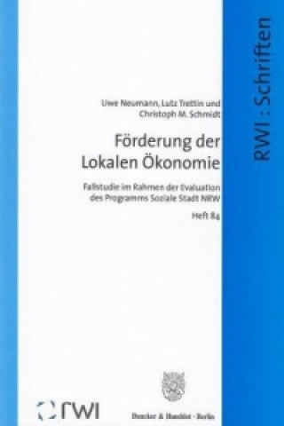 Könyv Förderung der Lokalen Ökonomie. Uwe Neumann