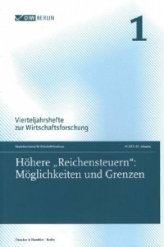 Książka Höhere "Reichensteuern": Möglichkeiten und Grenzen. Deutsches Institut für Wirtschaftsforschung