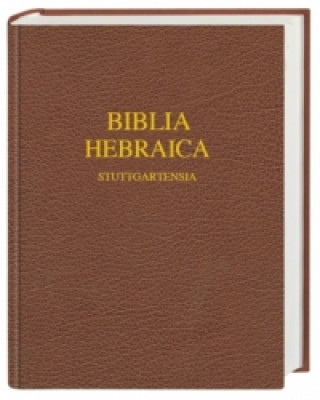 Kniha Biblia Hebraica Stuttgartensia, Schreibrandausgabe (Nr.5224) Karl Elliger