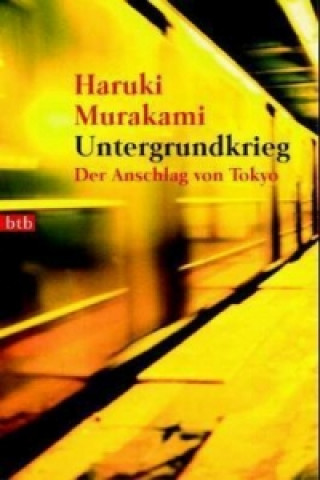 Kniha Untergrundkrieg Haruki Murakami