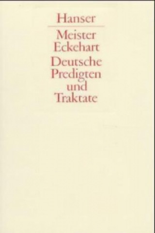 Könyv Deutsche Predigten und Traktate eister Eckhart
