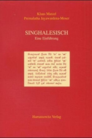Könyv Singhalesisch - Eine Einführung Klaus Matzel