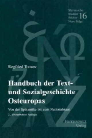Könyv Handbuch der Text- und Sozialgeschichte Osteuropas Siegfried Tornow