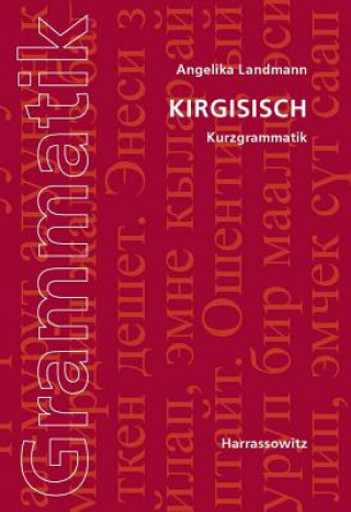 Book Kirgisisch, Kurzgrammatik Angelika Landmann