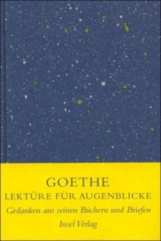 Carte Lektüre für Augenblicke Johann W. von Goethe