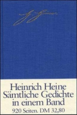 Kniha Heine Heinrich Heinrich Heine