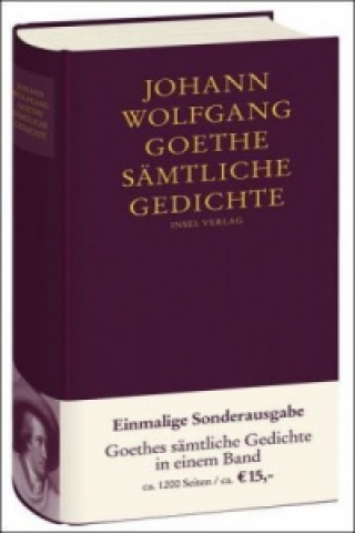 Carte Sämtliche Gedichte Johann W. von Goethe