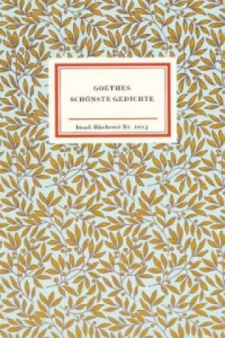 Kniha Goethes schönste Gedichte Johann W. von Goethe