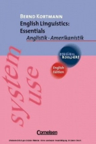 Carte Studium kompakt - Anglistik/Amerikanistik Bernd Kortmann