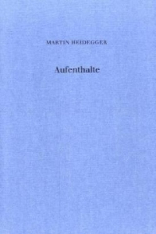 Libro Aufenthalte Martin Heidegger