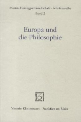 Libro Europa und die Philosophie Hans-Helmuth Gander