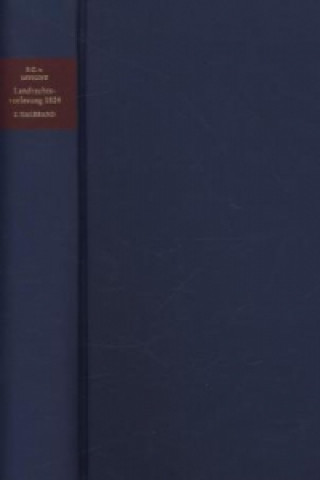 Книга Landrechtsvorlesung 1824. Halb-Bd.2 Friedrich C. von Savigny