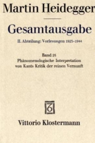 Carte Phänomenologische Interpretation von Kants Kritik der reinen Vernunft (Wintersemester 1927/28) Martin Heidegger